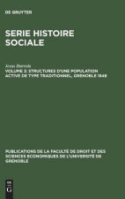 Structures d'une population active de type traditionnel, Grenoble 1848