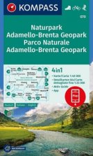 KOMPASS Wanderkarte 070 Naturpark Adamello-Brenta Geopark, Parco Naturale Adamello-Brenta Geopark 1:40.000