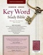 The Hebrew-Greek Key Word Study Bible: CSB Edition, Burgundy Bonded