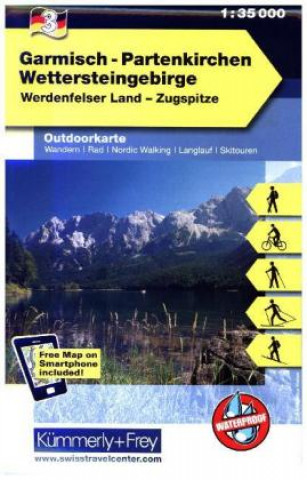 KuF Deutschland Outdoorkarte 03. Garmisch - Partenkirchen, Wettersteingebirge 1 : 35.000