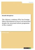 The Odyssey continues. Why has Foreign Direct Investment in Greece not increased despite the structural reform programme of the country?