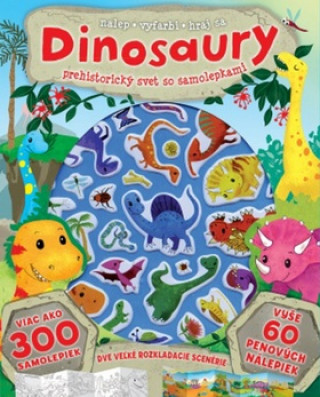 Dinosaury Prehistorickďż˝ svet so samolepkami