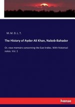History of Ayder Ali Khan, Nabob-Bahader