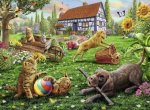 Ravensburger Kinderpuzzle - 12828 Entdecker auf vier Pfoten - Katzen und Hunde-Puzzle für Kinder ab 8 Jahren, mit 200 Teilen im XXL-Format
