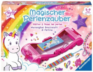 Ravensburger 18513 Magischer Perlenzauber Einhorn - Traumhafte Armbänder aus schillernden Perlen basteln, Kreatives Bastelset für Kinder ab 5 Jahren