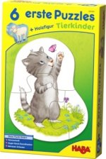 6 erste Puzzles - Tierkinder (Kinderpuzzle)