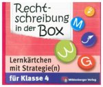 Rechtschreibung in der Box - Lernkärtchen mit Strategie(n) Klasse 4