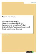 Geschlechtsspezifische Einstellungsunterschiede bei Leistungsmotivation, beruflicher Zufriedenheit, Freude am Kochen und Konfrontationsbereitschaft