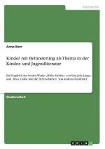 Kinder mit Behinderung als Thema in der Kinder- und Jugendliteratur
