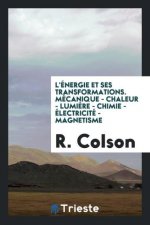 L' nergie Et Ses Transformations. M canique - Chaleur - Lumi re - Chimie -  lectricit  - Magnetisme