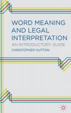 Word Meaning and Legal Interpretation