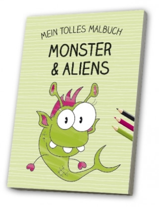 Malbuch Monster & Aliens