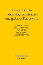 Prozessrecht in nationaler, europaischer und globaler Perspektive