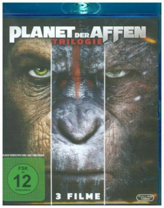 Planet der Affen Triologie, 3 Blu-rays