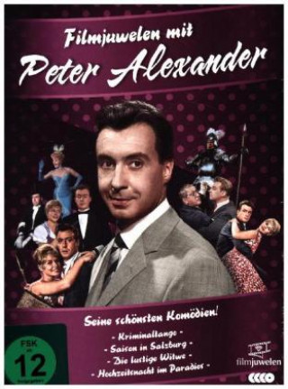 Filmjuwelen mit Peter Alexander: Seine schönsten Komödien!, 4 DVD