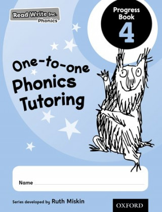 Read Write Inc. Phonics: One-to-one Phonics Tutoring Progress Book 4 Pack of 5