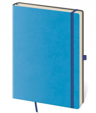 Zápisník Flexies M tečkovaný modrý
