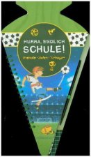 Schultüten-Kratzelbuch - Fußballfreunde - Hurra, endlich Schule!