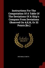 Instructions for the Computation of a Table of the Deviations of a Ship's Compass from Deviations Observed on 4,8,16, or 32 Points [&C.]