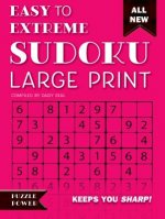 Easy to Extreme Sudoku Large Print (Pink)