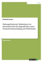 Haltungsfördernde Maßnahmen im Sportunterricht bei Jugendlichen unter Sonderberücksichtigung der Wirbelsäule