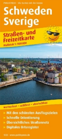 PUBLICPRESS Straßen- und Freizeitkarte Schweden