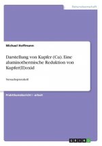 Darstellung von Kupfer (Cu). Eine aluminothermische Reduktion von Kupfer(II)oxid