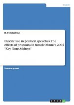 Deicitc use in political speeches. The effects of pronouns in Barack Obama's 2004 Key Note Address