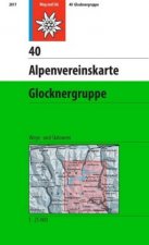 DAV Alpenvereinskarte 40 Glocknergruppe 1 : 25 000