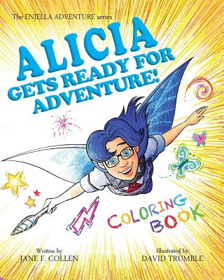 8x10Coloring Book Alicia Gets Ready