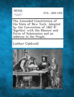 The Amended Constitution of the State of New York, Adopted by the Convention of 1867-8'. Together with the Manner and Form of Submission and an Addres
