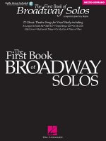 First Book of Broadway Solos: Mezzo-Soprano/Alto Edition [With CD with Piano Accompaniments by Laura Ward]
