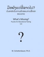 What's Missing? Puzzles for Educational Testing: Lao