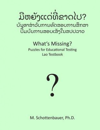 What's Missing? Puzzles for Educational Testing: Lao Testbook
