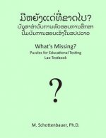 What's Missing? Puzzles for Educational Testing: Lao Testbook