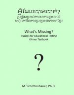 What's Missing? Puzzles for Educational Testing: Khmer Testbook
