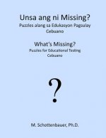 What's Missing? Puzzles for Educational Testing: Cebuano