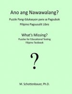 What's Missing? Puzzles for Educational Testing: Filipino Testbook