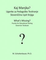 What's Missing? Puzzles for Educational Testing: Slovenian Testbook