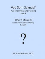 What's Missing? Puzzles for Educational Testing: Swedish