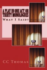 A Play in One Act, or Thirty Monologues: What I Said