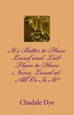 It's Better to Have Loved and Lost- Than to Have Never Loved at All. Or Is It?