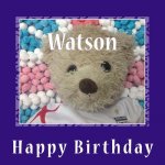 Watson: Happy Birthday