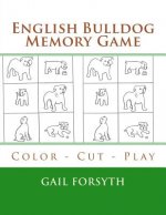 English Bulldog Memory Game: Color - Cut - Play