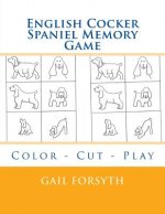 English Cocker Spaniel Memory Game: Color - Cut - Play