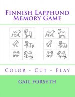 Finnish Lapphund Memory Game: Color - Cut - Play
