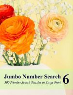 Jumbo Number Search 6: 300 Number Search Puzzles in Large Print