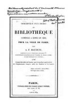 Description d'un projet de biblioth?que composé ? Rome en 1833
