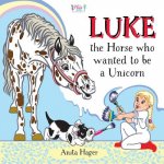Luke the horse who wanted to be a unicorn