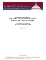 Reclaiming Constitutional Authority Through the 'Power of the Purse'